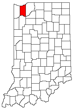 Porter County Indiana Location Map