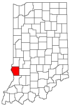 Sullivan County Indiana Location Map