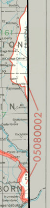 Lower Great Miami Watershed Map